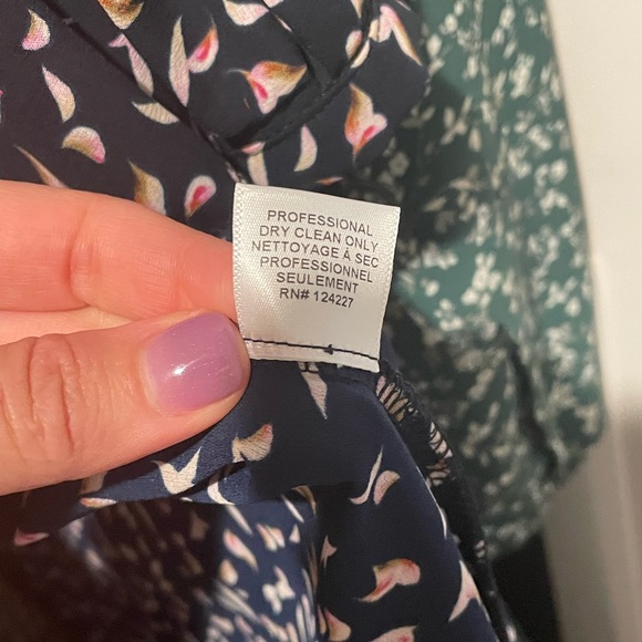 Misa Los Angeles Andrea Navy Wrap Maxi dress - Picture 5 of 5